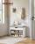 VASAGLE Pantofar cu bancheta tapitata, 3 compartimente, PAL si sezut din PU, 60x30x44 cm, alb Household NewTrend