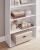 VASAGLE Biblioteca 6 rafturi, in stil scandinav, rafturi ajustabile, PAL, 60x24x179 cm, alb Household NewTrend