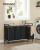 VASAGLE Cos rufe 4x40L, saci detasabili, raft superior si cadru metalic, 116x33x72 cm, maro si negru Household NewTrend