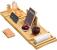 SONGMICS Suport cada extensibil din bambus, pliabil, 70–96 cm, bej natur Household NewTrend