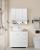 VASAGLE Dulap lavoar baie cu 3 sertare si 2 compartimente, MDF, 30x70x64 cm, alb Household NewTrend