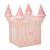 Cort copii Atmosphera tip castel, pop-up cu ferestre si usa, 130x78x78 cm, roz Household NewTrend