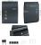 SONGMICS Cutie postala 32x10x45 cm, montaj pe perete, cu 3 ferestre si capac protectie ploaie, otel, gri antracit Household NewTrend