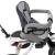 Tricicleta 3in1 105x52x94 cm, sezut rotativ 360°, roti fara aer, copertina reglabila, gri Household NewTrend
