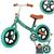 Bicicleta fara pedale pentru copii 80x40x57 cm, reglabila, roti din spuma, 1.8 kg, turcoaz Household NewTrend