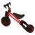 Tricicleta 3in1 Mini 67x47x51 cm, transformabila in bicicleta fara pedale, reglabila, roti din spuma, rosu-negru Household NewTrend