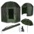 Umbrela pescuit 200x220 cm, inchidere completa cu perete detasabil, reglabil, otel si Oxford impermeabil, verde Household NewTrend