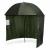 Umbrela pescuit 200x220 cm, cu perete lateral detasabil si ferestre, reglabil pe inaltime si unghi, otel si Oxford impermeabil, verde Household NewTrend