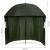 Umbrela pescuit 200x220 cm, cu perete lateral detasabil si ferestre, reglabil pe inaltime si unghi, otel si Oxford impermeabil, verde Household NewTrend