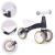 Mini bicicleta fara pedale, triciclu copii cu roti EVA, 50x22x39 cm, negru Household NewTrend