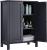 VASAGLE Dulap baie pe picioare cu 2 rafturi reglabile, din MDF, 30x60x80 cm, gri Household NewTrend