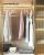 SONGMICS Set 30 umerase catifea cu carlig rotativ, 44x24 cm, alb Household NewTrend