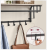 VASAGLE Cuier perete cu polita, bara si 5 carlige, 66x27x30 cm, gri Household NewTrend