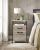 VASAGLE Dulap mobil 42x44x69 cm, cu 2 sertare si roti cu frana, compartiment deschis si suport dosare, PAL si otel, gri si negru Household NewTrend