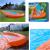 Tobogan cu apa dublu, 488 cm – conectare la furtun, distractie pentru 2 copii Household NewTrend