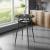 VASAGLE Masa de bar neagra, 70x70x91 cm – design elegant cu piele artificiala, blat 60 cm, stabila si usor de asamblat Household NewTrend