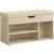 VASAGLE Pantofar cu banca, capitonata, 3 compartimente, sarcina 150 kg, 30x80x44cm, modern, bej Household NewTrend