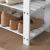 SONGMICS Banca pentru pantofi din bambus, 2 niveluri, cu perna, sarcina 150 kg, 71x29x49 cm, alb si gri Household NewTrend