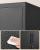 SONGMICS Dulap de birou multifunctional, din otel, 2 usi cu incuietoare, 40x60x90 cm, negru Household NewTrend