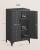 SONGMICS Dulap de birou multifunctional, din otel, 2 usi cu incuietoare, 40x60x90 cm, negru Household NewTrend