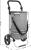 SONGMICS Carucior de cumparaturi piata, pliabil, compartiment frigorific, multifunctional, 44x35x100 cm, gri Household NewTrend