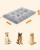 FEANDREA Pat pufos pentru caini de dimensiune mare, captuseala moale cu fir lung, lavabil la masina, 122x74 cm, gri deschis Household NewTrend