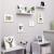 SONGMICS set rame foto 10 buc, 28x24 / 21x16 / 18x13 cm, alb, montaj perete sau birou, MDF si plastic Household NewTrend