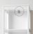 VASAGLE Dulap de baie tip coloana, din MDF, cu 2 sertare si 3 rafturi, 30x30x142 cm, alb Household NewTrend