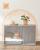 FEANDREA Cusca pentru pisici tip comoda, cu usi si perete despartitor, 80x53x50cm, gri Household NewTrend