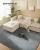 SONGMICS Covor decorativ antiderapant, lavabil la masina, 200×290 cm, gri Household NewTrend