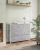 SONGMICS Comoda cu cadru metalic si 7 sertare din stofa, 29x98x85 cm , gri si alb Household NewTrend