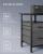VASAGLE Birou in forma de L, suport monitor, raft si 2 sertare, 4 prize si 2 USB, 120x150x76 cm, negru Household NewTrend