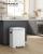 SONGMICS Cos de gunoi din inox cu 2 galeti interioare, colectare selectiva, 2x20 litri, alb Household NewTrend