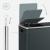 SONGMICS Cos de gunoi din inox cu 2 compartimente colectare selectiva, cu galeti interioare, 2x30litri, gri inchis Household NewTrend