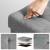 SONGMICS Taburet pliabil cu sezut moale, spatiu de depozitare, maxim 300 kg, 76x38x40 cm, gri deschis Household NewTrend