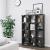 SONGMICS Raft de depozitare modular cu 12 cuburi, textil, personalizabil, 30x105x140 cm, negru Household NewTrend