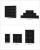 SONGMICS Unitate de depozitare cu 16 cuburi, pentru pantofi sau haine, personalizabil, 31x123x123 cm, negru Household NewTrend