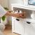 VASAGLE Comoda cu spatiu depozitare jucarii, 3 dulapuri mobile, 102x30x60 cm, alb Household NewTrend