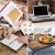 SONGMICS Masa de pat pentru laptop, plabila si reglabila, 71x35x23 cm, maro Household NewTrend