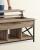 VASAGLE Masa de cafea cu inaltime reglabila, spatiu de depozitare ascuns, 60x100x(48-62) cm, gri stejar Household NewTrend
