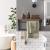 VASAGLE Cuier de perete cu raft de depozitare si sina, 5 carlige, 30x60x32 cm, maro rustic Household NewTrend