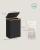 SONGMICS Cos de rufe textil, pliabil, cu 2 compartimente detasabile, 130L, 52x39x71 cm, negru Household NewTrend