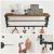 VASAGLE Cuier de perete cu raft de depozitare, 5 carlige, 30x80x27 cm, maro rustic Household NewTrend