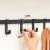 VASAGLE Cuier de perete cu raft de depozitare, 5 carlige, 30x80x27 cm, maro rustic Household NewTrend