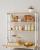 VASAGLE Raft de bucatarie cu spatiu pentru cuptorul cu microunde, 6 rafturi, otel, industrial, 40x80x167cm, maro stejar si alb Household NewTrend