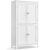 VASAGLE Dulap de baie, din MDF, cu 2 compartimente si 4 usi, rafturi reglabile, 30x60x110cm, alb Household NewTrend