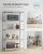 SONGMICS Raft de depozitare metalic, cu rafturi din MDF, 5 polite, max. 600 kg, 200x100x50cm, argintiu Household NewTrend