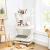 SONGMICS Carucior de depozitare pe roti, pentru bucatarie sau baie, cu 3 nivele, 42x34x86 cm, alb Household NewTrend