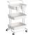 SONGMICS Carucior de depozitare pe roti, pentru bucatarie sau baie, cu 3 nivele, 42x34x86 cm, alb Household NewTrend