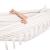 Hamac doua persoane cu franjuri si 2 perne, 200kg, 200×150 cm, bej Household NewTrend